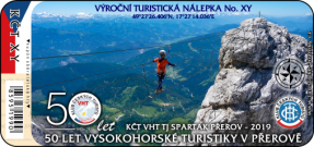 Vysokohorští turisté z TJ Spartak Přerov oslavili 50 let své existence