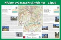 Karlovarský kraj podpořil v roce 2022 práce na značení a vybavení Hřebenové trasy Krušných hor – západ 60 tisíci Kč