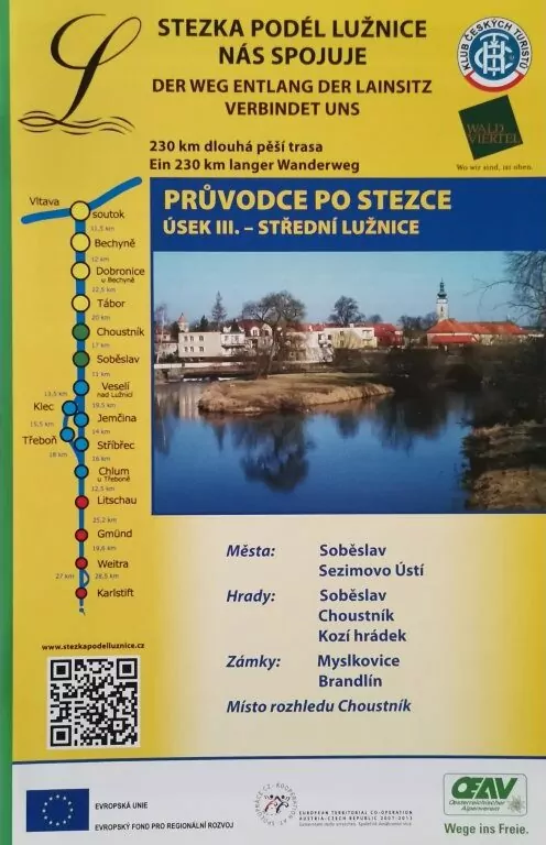 Stezka podél Lužnice, úsek III. - Střední Lužnice