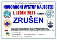 Novoroční výstup na Ještěd ZRUŠEN