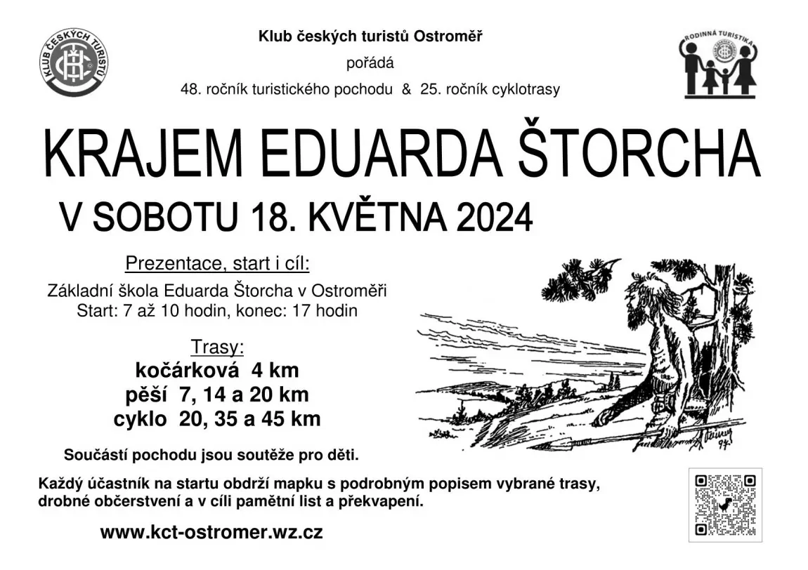 Krajem Eduarda Štorcha po 48. již v sobotu 18. května 2024!